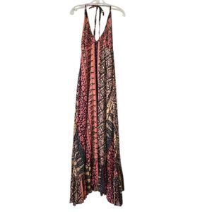 DAUTHERS OF THE REVOKUTION Womens Halter Maxi Dress Size 2 Bohemian Western
